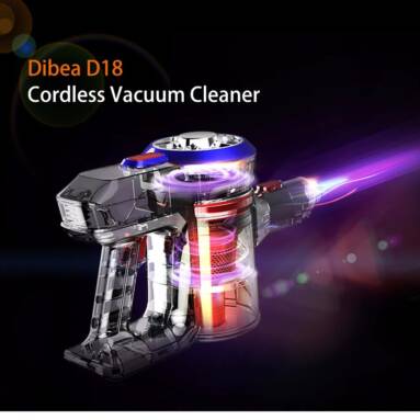 €92 with coupon for Dibea D18 Cordless Vacuum Cleaner – Golden brown EU Plug EU WAREHOUSE from GEARBEST