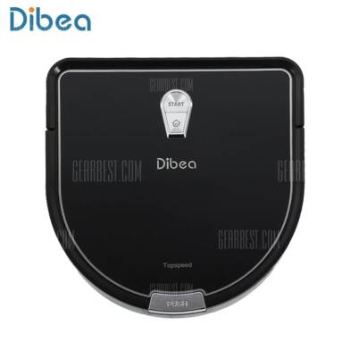 $159 flashsale for Dibea D960 Sweeper Robot Vacuum Cleaner  –  EU PLUG  BLACK from GearBest
