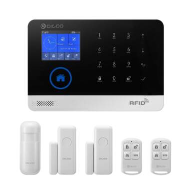 €37 with coupon for Digoo DG HOSA 433MHz 2G&GSM&WIFI Smart Home Security Alarm System Protective Shell Alert with APP from BANGGOOD