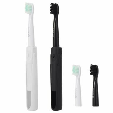 €5 with coupon for Digoo DG-LS11 Electric Sonic Folding Travel Toothbrush with 2 Replacement Head Protable IPX7 Waterproof – Black from BANGGOOD