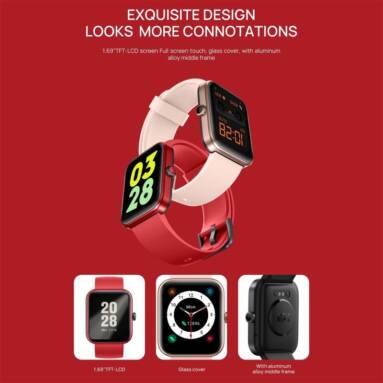 €30 with coupon for [Built-in Alexa] Doogee CS2 Pro 1.69 inch Touch Screen BT5.0 Heart Rate Blood Oxygen Monitor 14 Sport Modes Custom Dial 5ATM Waterproof Smart Watch from BANGGOOD