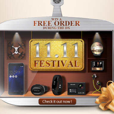 Win a FREE Order During the DX 11 11 Festival from DealExtreme