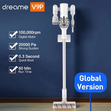 €177 with coupon for Dreame V9P Handheld Wireless Vacuum Cleaner from EU warehouse TOMTOP