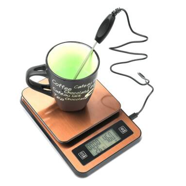36% OFF Timed Handmade Coffee Electronic Scale,limited offer $19.46 from TOMTOP Technology Co., Ltd