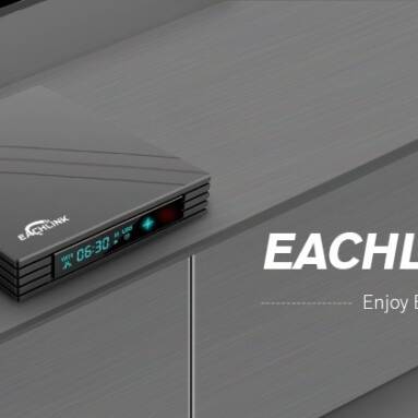 $34 with coupon for EACHLINK H6 Mini TV Box – BLACK EU PLUG EU warehouse from GearBest