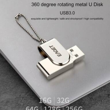 $6 with coupon for EAGET S30 USB3.0 Interface All Metal U Disk – Silver 64G from GEARBEST