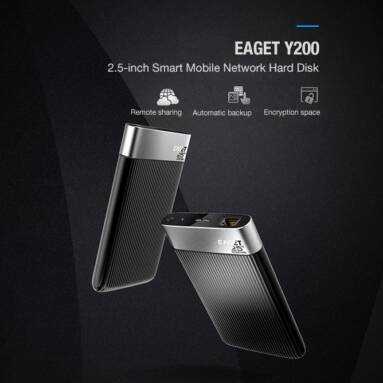 $99 with coupon for EAGET Y200 2.5-inch Smart Mobile Network Hard Disk – Black Y200-1TB from GEARBEST