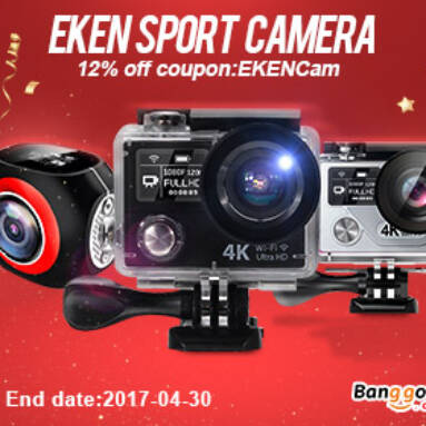 From $1.69 for Eken Sport Camera from BANGGOOD TECHNOLOGY CO., LIMITED