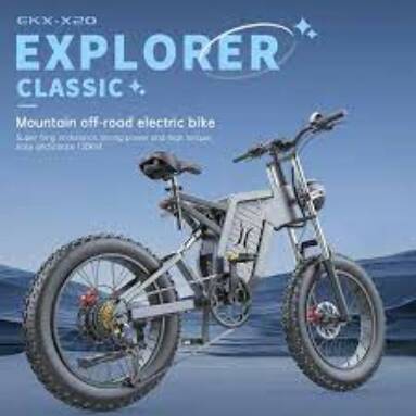 €1471 with coupon for EKX X20 Electric Bike 48V 35AH 2000W Spoke Wheel from EU warehouse BANGGOOD