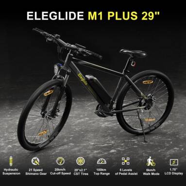 €614 with coupon for ELEGLIDE M1 PLUS 29 Inch Electric Bike from EU warehouse GEEKBUYING