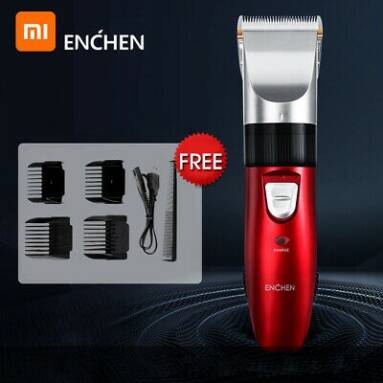 €24 with coupon for ENCHEN EC-712 USB Charging Titanium Ceramic Electric Hair Clipper Household Hair Trimmer For Adult Children Hair Cutting Machine From Xiaomi Youpin – Red EU CZ WAREHOUSE from BANGGOOD