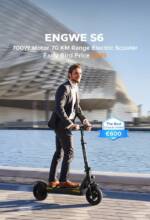 €529 with coupon for ENGWE S6 Electric Scooter with Seat from EU CZ warehouse BANGGOOD