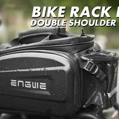 €50 with coupon for ENGWE WATERPROOF BIKE RACK BAG WITH (17-35L) LARGE CAPACITY from EU warehouse BANGGOOD