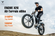 €2199 with coupon for ENGWE X26 Electric Bike from EU warehouse GEEKBUYING