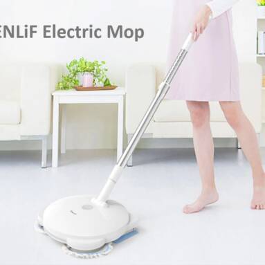 $99 with coupon for ENLiF Dry / Wet / Wax Cordless Handheld Intelligent Electric Mop – WHITE from GearBest