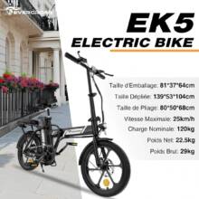 €503 with coupon for EVERCROSS EK5 Electric Bike from EU warehouse BANGGOOD