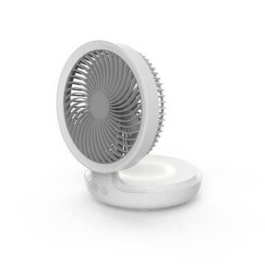 €37 with coupon for Edon E808 Wireless Suspended Air Circulation Fan USB Rechargeable Folding Electric Fan from Xiaomi Eco-system Night Light Touch Control 4 Wind Speed – White from BANGGOOD