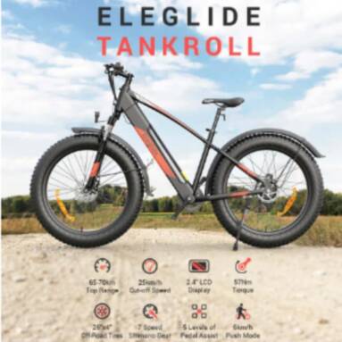 €889 with coupon for Eleglide Tankroll Fat Tire Electric Bike from EU warehouse GEEKMAXI