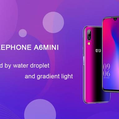 €64 with coupon for Elephone A6 Mini 5.71 Inch HD+ Android 9.0 3180mAh Side Fingerprint 4GB 32GB MT6761 Quad Core 4G Smartphone from BANGGOOD