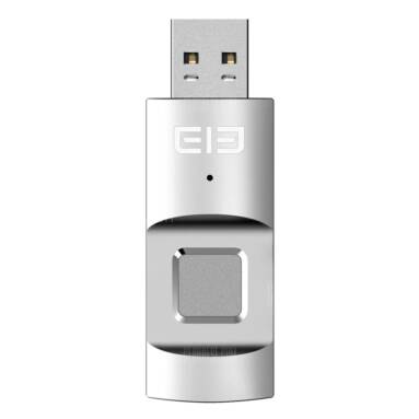 $16 with coupon for Elephone ELE Secret 64G Fingerprint USB Flash Drive for Privacy  –  SILVER from Gearbest
