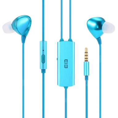 $26 flashsale for Elephone ELE Whisper HiFi In-ear Noise Isolation Earphones  –  LAKE BLUE from GearBest
