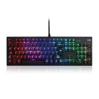 $41 flashsale for Elephone EleEnter Game1 USB Wired RGB Gaming Mechanical Keyboard from GearBest
