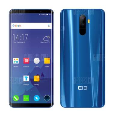 $299 for Elephone U Pro 4G Phablet  –  6GB RAM + 128GB ROM  BLUE from GearBest