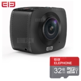 $108 with coupon for Elephone Elecam 360 WiFi Action Camera Dual Lens  –  WITH 32G TF CARD  BLACK from GearBest
