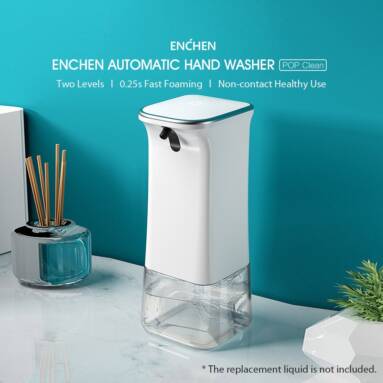 €13 with coupon for Enchen 280ML Auto IR Inductive Touchless Foaming Liquid Soap Dispenser IPX4 Waterproof 0.25s Quick Sensing Hand Sanitizer Bubble Washer from Xiaomi Youpin from EU CZ warehouse BANGGOOD