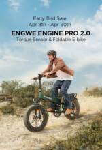 €1299 with coupon for ENGWE ENGINE Pro 2.0 Folding Electric Bike from EU warehouse GEEKBUYING
