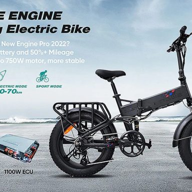 1401 € avec coupon pour Engwe Engine Pro 2022 Version 750W Vélo électrique pliant Fat Tire 48V 16Ah 120km 40km / h de l'entrepôt de l'UE BUYBESTGEAR