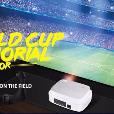 $169 with coupon for Excelvan Q7 World Cup Memorial Projector – WHITE EU Warehouse from GearBest