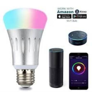 $13 with coupon for Excelvan WIFI Smart LED Bulb from GearBest
