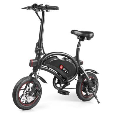 $396 with coupon for F – wheel DYU D2 Folding Electric Bike 5.2Ah Battery EU Plug  –  BLACK from GearBest