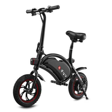 $353 with coupon for F – wheel DYU Electric Bike  – BLACK EU warehouse from Gearbest