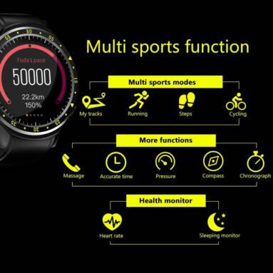 $55 with coupon for F1 Touchscreen GPS Sport Smartwatch from TOMTOP