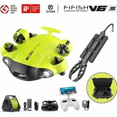 €1648 with coupon for FIFISH V6s Underwater Robot with 4K UHD Camera 100m Depth Rating 6 Hours Working Time Underwater Drone from EU CZ warehouse BANGGOOD