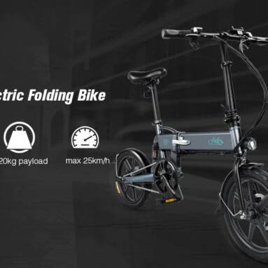 €478 with coupon for FIIDO D2 Folding Electric Moped Bike EU Warehouse Gray from GEEKBUYING