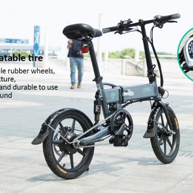 € 628 med kupon til FIIDO D2S sammenklappelig knallert elektrisk cykeludvekslingsversion Citycykel pendlercykel 16-tommer dæk 250W motor maks. 25 km / t SHIMANO 6 hastighedsskift 7.8 Ah batteri - mørkegrå EU-LAGER fra GEEKBUYING