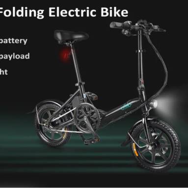 €368 with coupon for FIIDO D3 Mini Aluminum Alloy Smart Folding Electric Bike Black EU Poland WAREHOUSE from GearBest