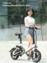 FIIDO D3 Shifting Version 16 inch Folding Electric Bike Moped Bicycle - BLACK