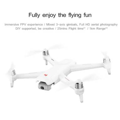 €163 with coupon for FIMI A3 5.8G 1KM FPV With 2-axis Gimbal 1080P Camera GPS RC Drone Quadcopter RTF – 5.8G FPV from EU ES warehouse BANGGOOD