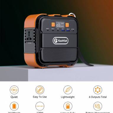 €136 with coupon for FLASHFISH A101 Portable Power Station from EU CZ warehouse BANGGOOD