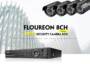 FLOUREON 1 X 8CH 1080P 1080N AHD DVR + 4 X Outdoor 3000TVL 1080P 2.0MP Camera Security Kit EU