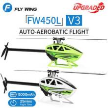 €495 with coupon for FLY WING FW450L-V3 6CH 3D Auto Acrobatics GPS Altitude Hold RC Helicopter from BANGGOOD