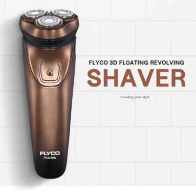 $24 with coupon for FLYCO FS337EU 3D Floating Revolving Shaver Washable Body Pop-up Trimmer for Men – CAPPUCCINO EU PLUG EU warehouse from GearBest