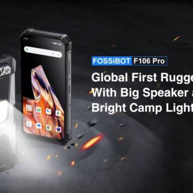 €161 with coupon for FOSSiBOT F106 Pro Rugged Smartphone from GSHOPPER