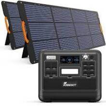 €1370 with coupon for FOSSiBOT F2400 Portable Power Station + 2 x FOSSiBOT SP200 18V 200W Foldable Solar Panel from EU warehouse GEEKBUYING