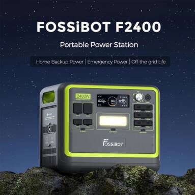 €829 with coupon for FOSSiBOT F2400 Portable Power Station from EU warehouse GEEKBUYING