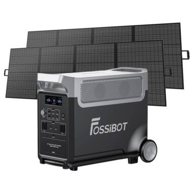 €2399 with coupon for FOSSiBOT F3600 Portable Power Station + 2 x FOSSiBOT SP420 420W Solar Panel from EU warehouse GEEKBUYING